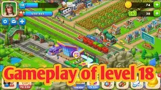 Township Gameplay of level 18 ..