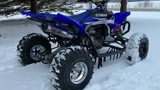 Testing the new maxxas 4 snow tires.