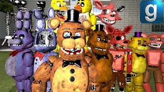 Gmod FNAF | Freddy And His Pals Meet The Withered Animatronics