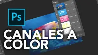 Como cambiar Canales a photoshop 2020 a color CMYK