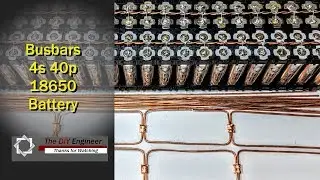 Busbars 4s 40p 18650 Battery