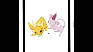 ⚡💛Jolteon × Espeon💜 (Joltspeon⚡💛💜) (Esteon💜💛⚡) •//• ♡ I really like you ♡ •||• ⚡💛Джолтеон × Эспеон💜