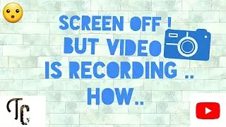 How to SECRETLY record videos on your phone !! [ screen off ].