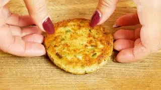 Potato pancakes from cheese  Cheese croquettes