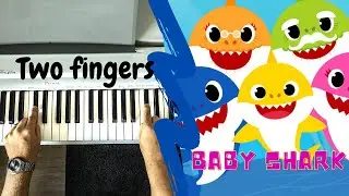 Baby Shark easy piano / Акулёнок