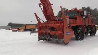Snow Operations at Concord Municipal Airport