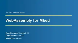 WebAssembly Micro Runtime (WAMR) for Mbed OS