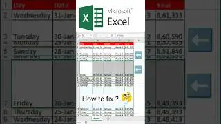 How to Fix • Excel Tutoring #excel