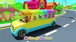 The Wheels on the Bus Go Round & Round| Nursery Rhymes & Kids Songs
