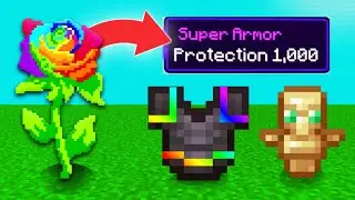 MINECRAFT, But Flowers Drop Super OP ITEMS