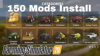 150+ Mods In FS 20 | Farming Simulator 20 Erlengent Map | Fs20 Latest Mods | ZONi ZEDO