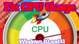 How to Fix CPU Usage in Windows 10 and 11 (3 Methods) in 1 minute.