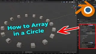 How to Array in a Circle in Blender