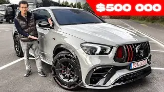 Driving 900 HP BRABUS GLE 63 based on Mercedes-AMG GLE 63 S Coupe. $500,000 BRABUS 900 ROCKET.