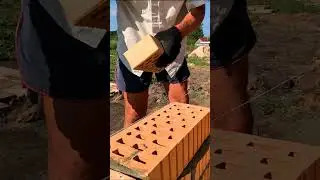 Кладка кирпича под кругляк