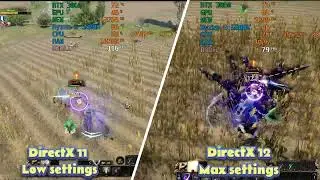 Lenovo legion 5 Throne and Liberty quick FPS COMPARE LOW/MAX settings