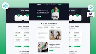 React JS & Tailwind CSS Full Course | Build a Mental Wellness Website