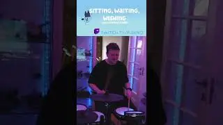 sitting waiting wish but it's bluey 🐶 #shorts #bluey #mashups #jackjohnson #twitch #drums