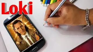 Loki Drawing 🔥 | Loki Realistic Pencil Sketch | Portrait Drawing Of Tom Hiddleston