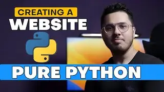 Creating a Full Stack Web Application using Only Python 🔥