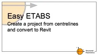 Easily create ETABS models from unconnected lines & convert to Revit