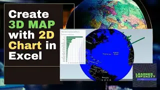 Create 3D Map with 2D Chart in Excel