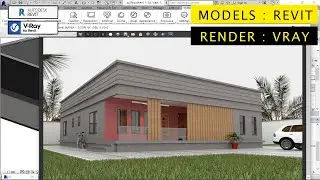VRAY For Revit Exterior Rendering l #05 | VRAY For Revit Tutorial