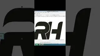 RH Logo Design  #coreldraw #coreldrawtutorial #logo #logodesign