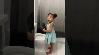Dad catches daughter flushing iPad down the the toilet 