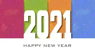Corel DRAW tutorials | New year | 2021 | 014