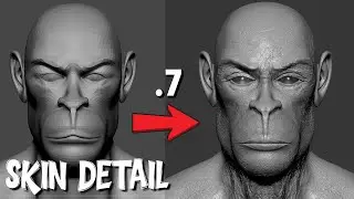 Skin Ditails | Zbrush Alpha