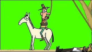 screen cartoon video no copyright Green screen cartoon character