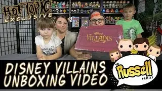 Funko Disney Villains Unboxing - Hot Topic Exlusive!