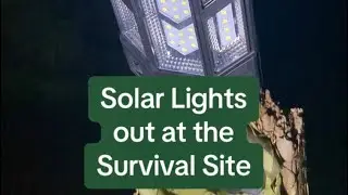New Solar Lights out at My Survival Site