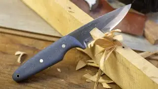 Making a knife - out of a saw blade. Steel HSS