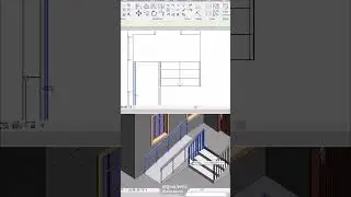 Como hacer barandillas en Revit #reels #revit #arquitectura