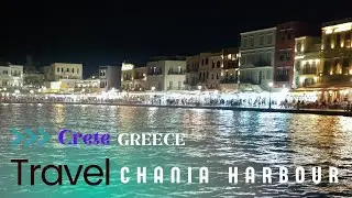 Picturesque Promenade: Strolling Along Chania Venetian Harbour - Crete, Greece [Walk With Me 4k]