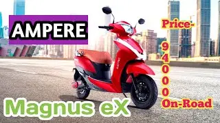 Ampere Magnus EX | electric scooter review | Tech Moto Rider | 