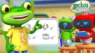 Gecko's Garage School: Mechanicals in Training! 🛠️⚙️| Gecko's Garage 🚚 | Toddler Fun Learning