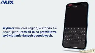 Pompy ciepła AUX -  sterowanie przez aplikację mobilną.  Instrukcja konfiguracji modułu WiFi.
