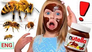 Candy Salon for Kids | Olivia and Dad Story with Bees at home