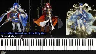 Fire Emblem Genealogy of the Holy War Piano Medley