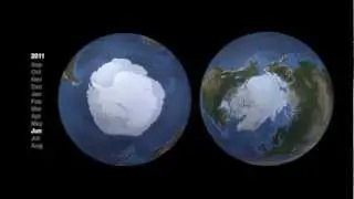 Seasonal Pulse of Snow and Sea Ice [1080p] [3D converted]