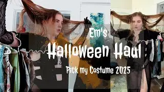 Em's Ultimate Halloween Try-On Haul 👻 | Costume Ideas for 2025 (It Girl, Sailor, Witch & More!)
