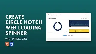 Create Spinner Loading Icon With Html And CSS.