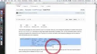 Install R packages