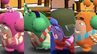 Oddbods Turbo Run - Christmas Newt, Zee, Fuse and Slick