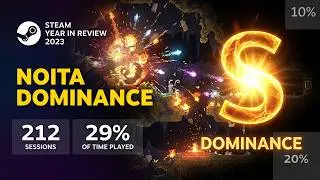 Gennemgang af Steam Gaming-Årsrapport 2023 - Noita Dominerer!