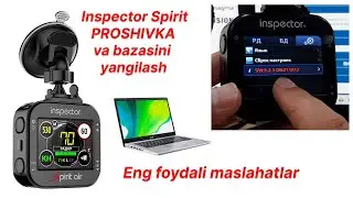 Inspector Spirit proshivka va bazasini yangilash.  Инспектор Спирит прошивка ва базасини янгилаш.