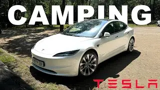 Can you camp in the new Tesla Model 3 (2024) Highland? | Yeslak Camp Accessories